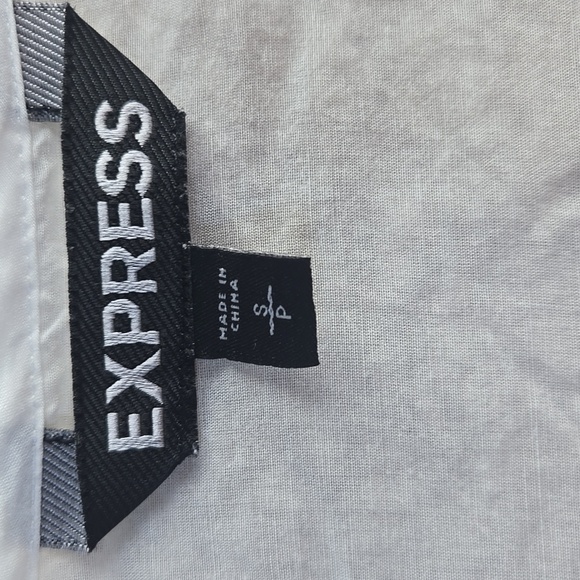 Express Sequin Rolled Sleeve Boho Peasant Shirt Size Small - Picture 2 of 11